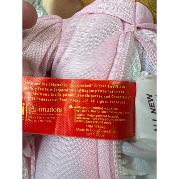 Brittany Alvin and the Chipmunks Plush Backpack Soft Doll Toys - Picture 7 of 8